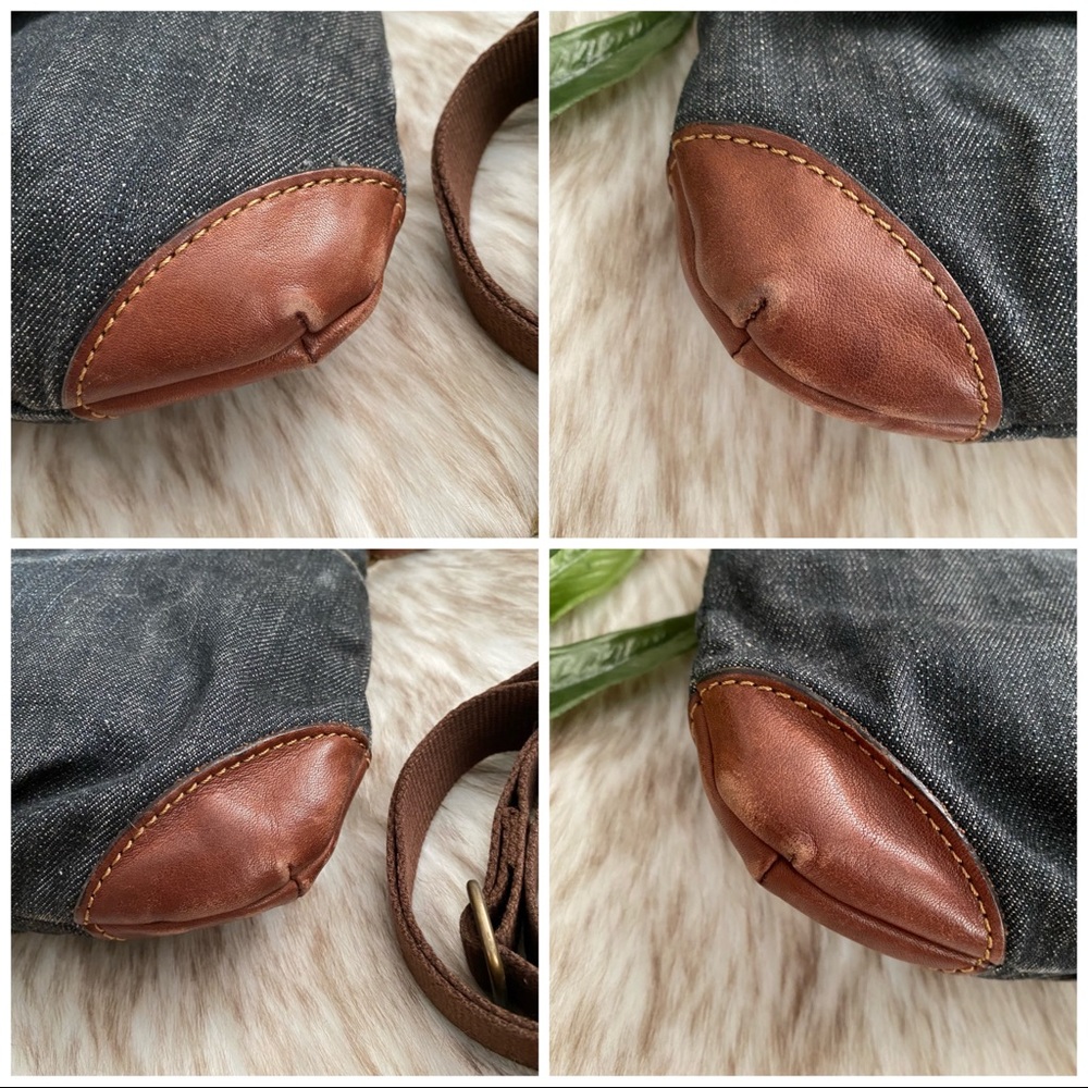 Burberry Vintage Denim Two-Way Small Crossbody Bag